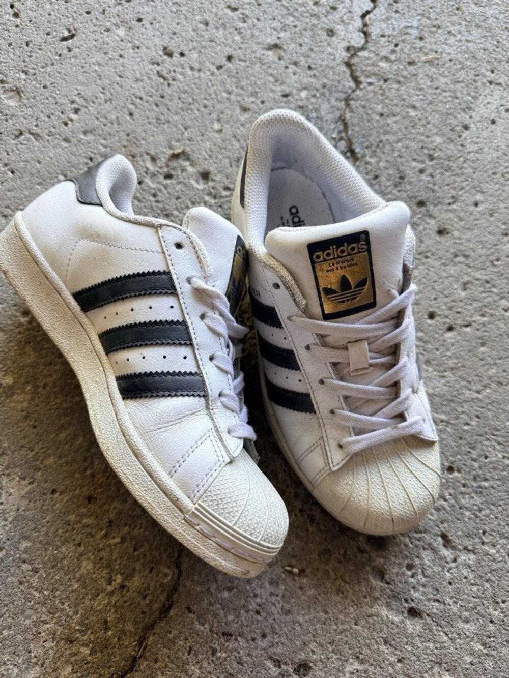 Women's US 5.5 Adidas Original Superstar Ortholite Sneakers